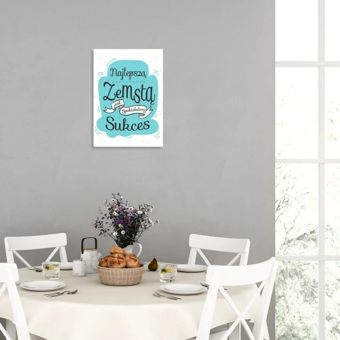 Poster metal Zemsta gift