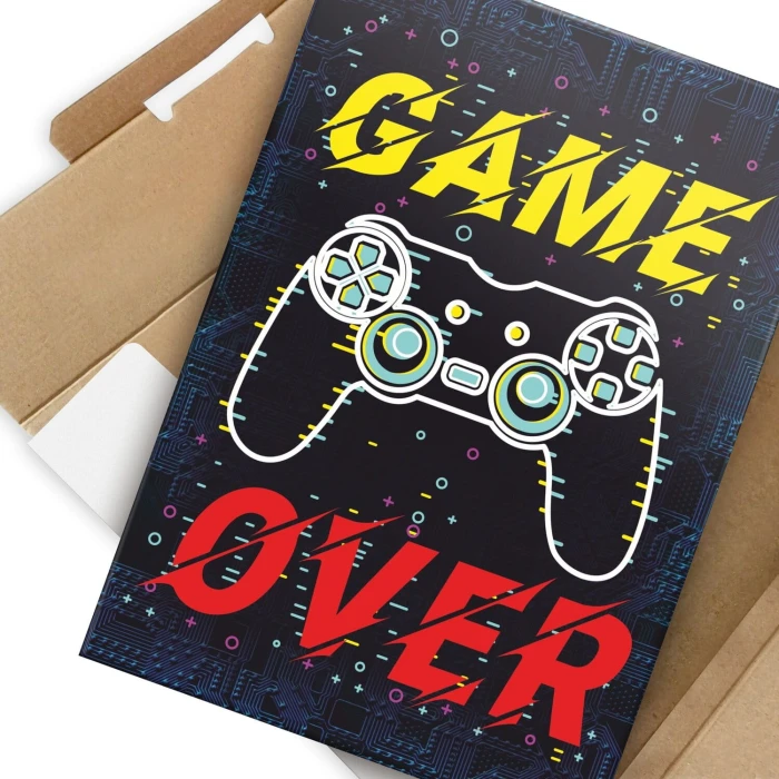 Poster metal GAME OVER POSTER gift