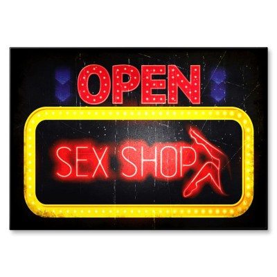 Poster metal SEX SHOP gift