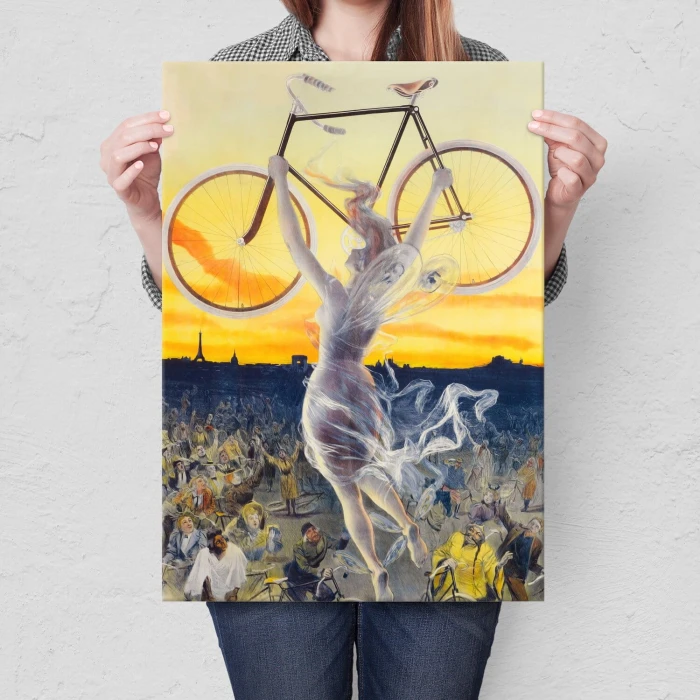 Poster metal flying bike gift