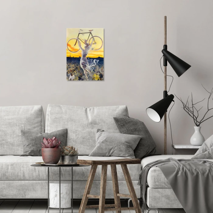 Poster metal flying bike gift