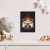 Plakat metalowy game zone fire Prezent