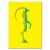Plakat metalowy yellow monster Prezent