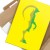 Poster metal yellow monster gift
