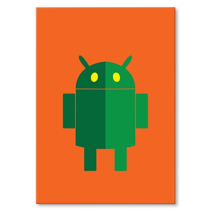 Plakat metalowy android Prezent