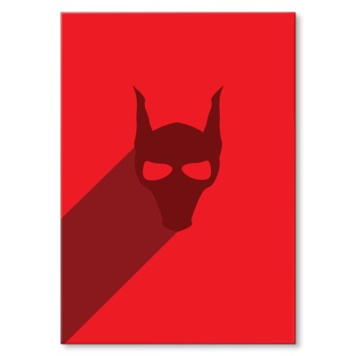 Poster metal red monste gift
