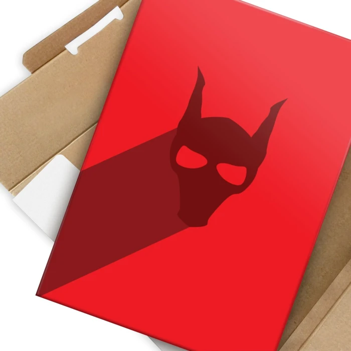 Plakat metalowy red monste Prezent