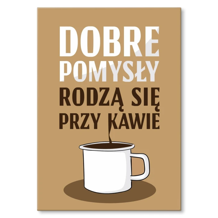 Poster metal Dobre pomysły gift