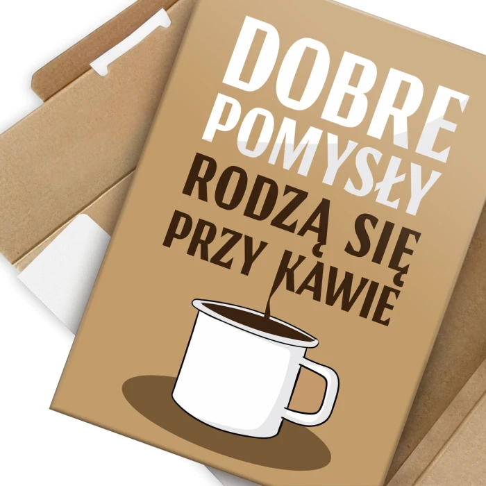 Plakat metalowy Dobre pomysły Prezent