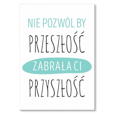 Poster metal nie pozwój by gift
