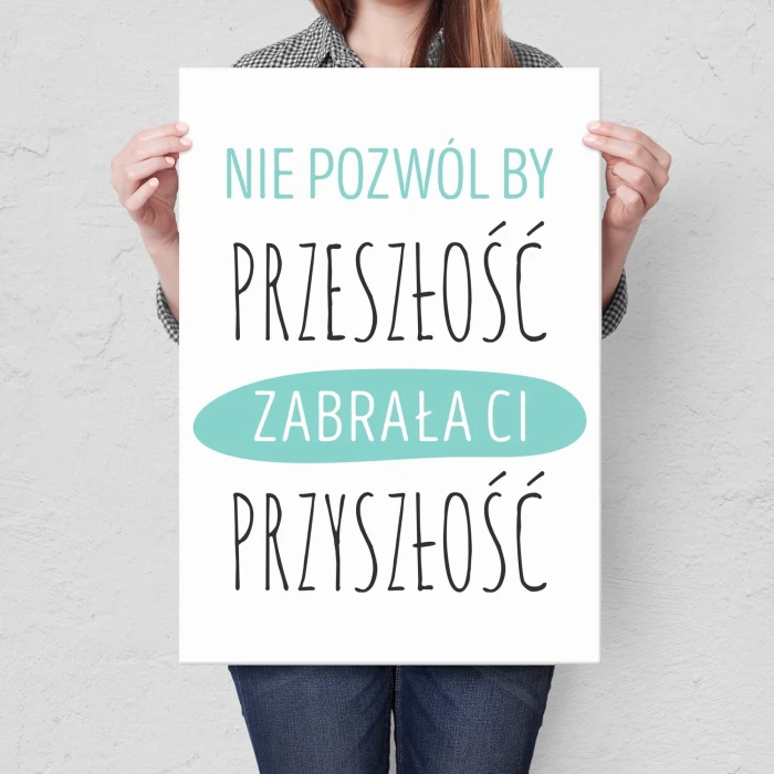 Poster metal nie pozwój by gift