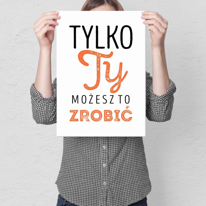 Poster metal tylko ty możesz gift