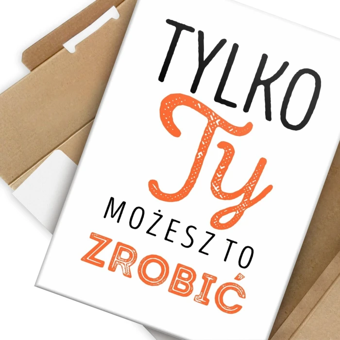Poster metal tylko ty możesz gift