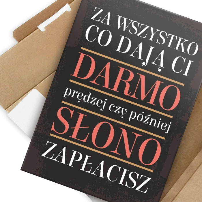 Poster metal Darmo gift