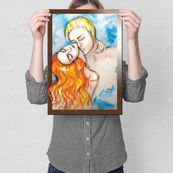 Poster metal Love poster gift