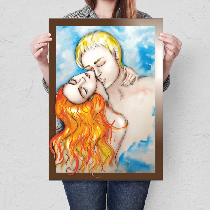 Poster metal Love poster gift