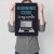 Plakat metalowy running code Prezent
