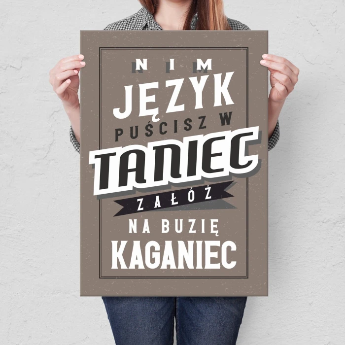 Poster metal Kaganiec gift
