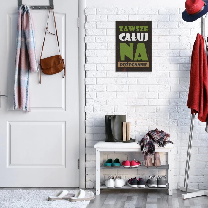 Poster metal całuj na pożegnanie gift