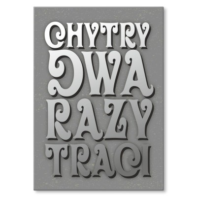 Plakat metalowy Chytry Prezent
