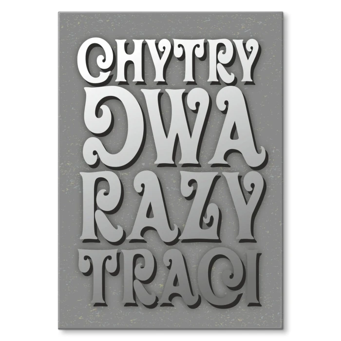 Plakat metalowy Chytry Prezent