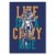 Plakat metalowy crazy ride bike Prezent