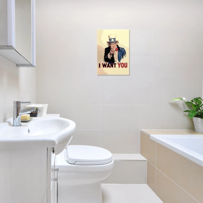 Plakat metalowy I want you Prezent