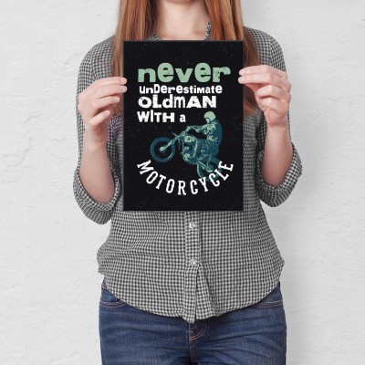Poster metal never underestimate gift