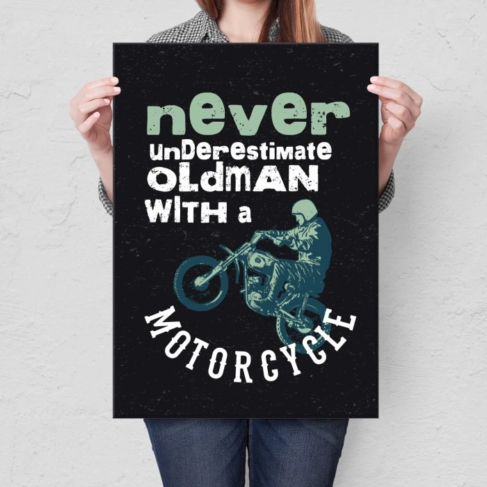 Poster metal never underestimate gift