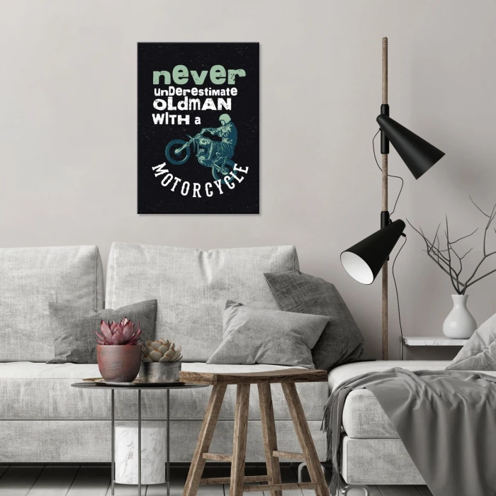 Poster metal never underestimate gift