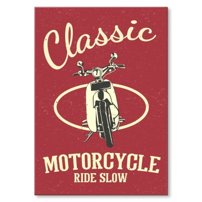 Poster metal classic ride slow gift