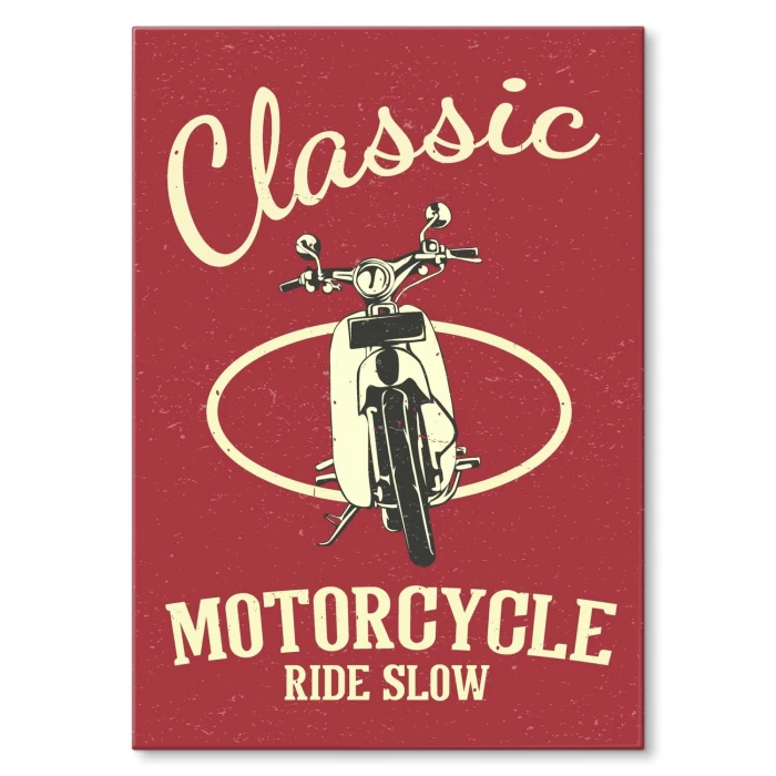 Poster metal classic ride slow gift