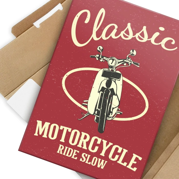 Poster metal classic ride slow gift