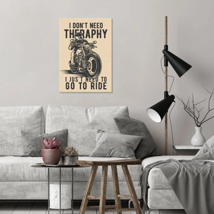 Poster metal therapy ride gift