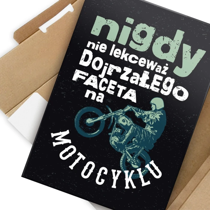 Poster metal nigdy nie lekceważ faceta gift