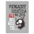 Poster metal pieniądze szczęścia nie dają gift