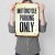 Poster metal motorcycle parking only gift