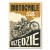 Poster metal motocykle są wszędzie gift