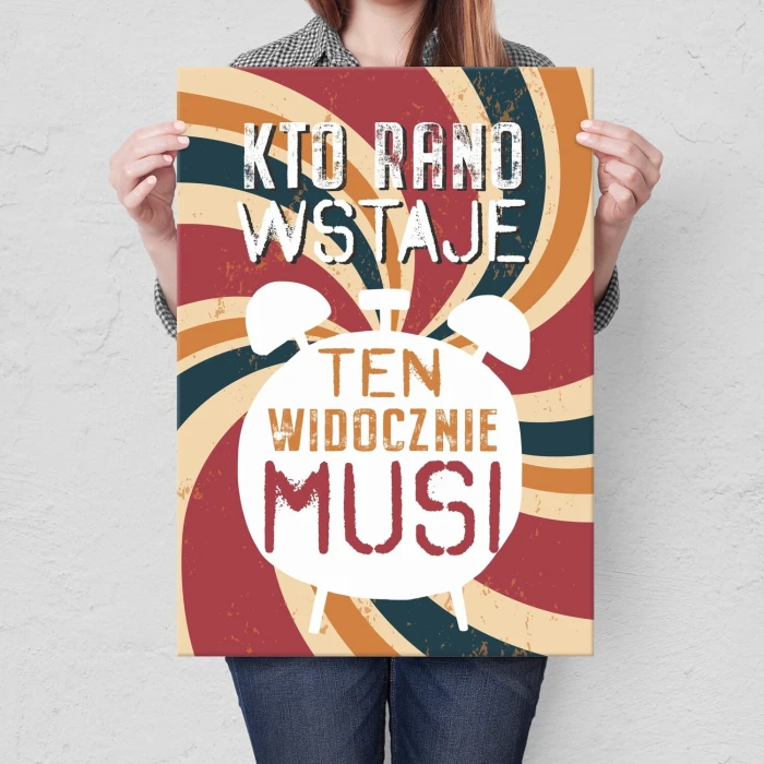 Poster metal wstaje kto musi gift