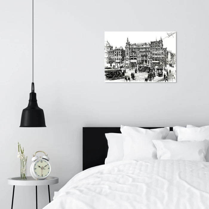 Poster metal Amsterdam gift