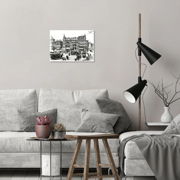 Poster metal Amsterdam gift