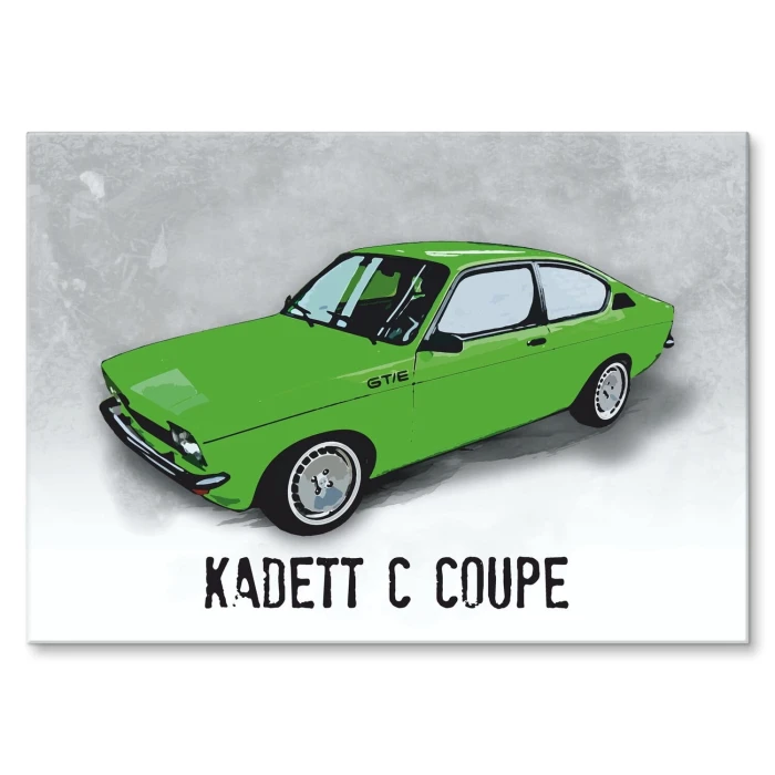 Plakat metalowy kadett c coupe Prezent