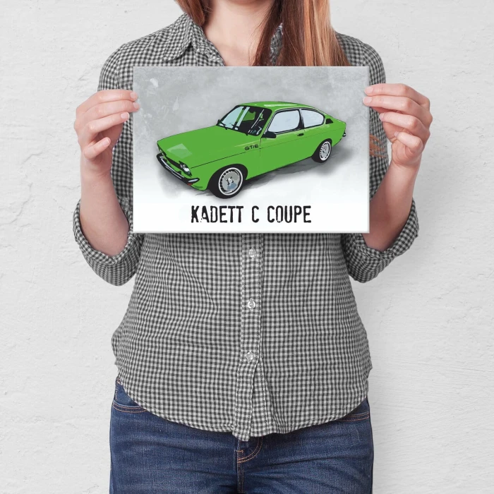 Poster metal kadett c coupe gift