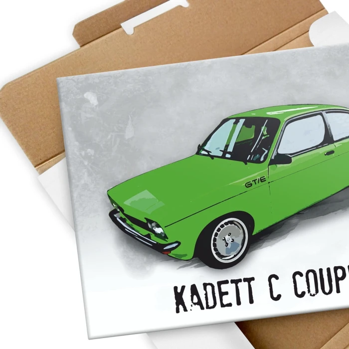 Plakat metalowy kadett c coupe Prezent