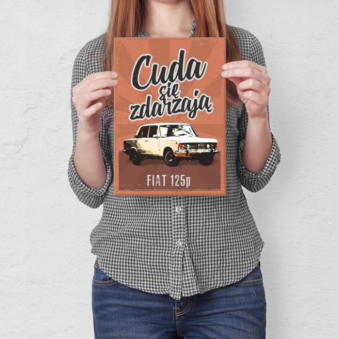 Poster metal Cuda 125p gift