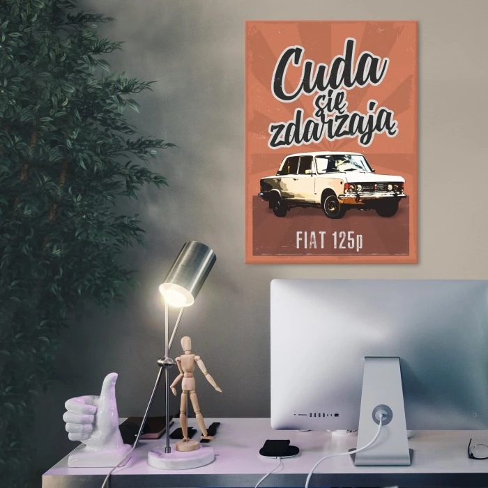 Poster metal Cuda 125p gift