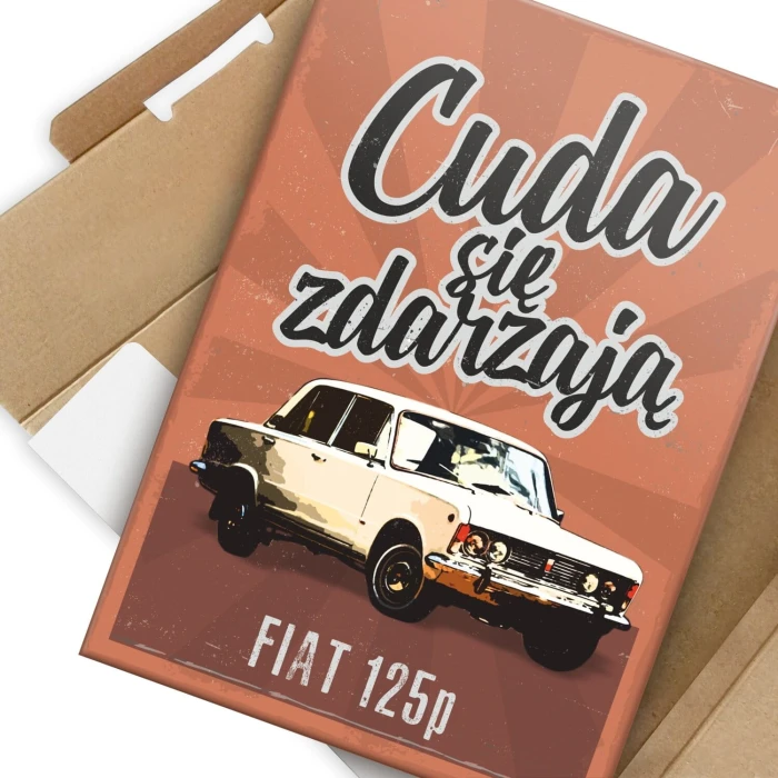 Plakat metalowy Cuda 125p Prezent
