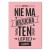 Poster metal kto nie ma brzucha gift
