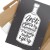 Poster metal Jeśli pijesz gift