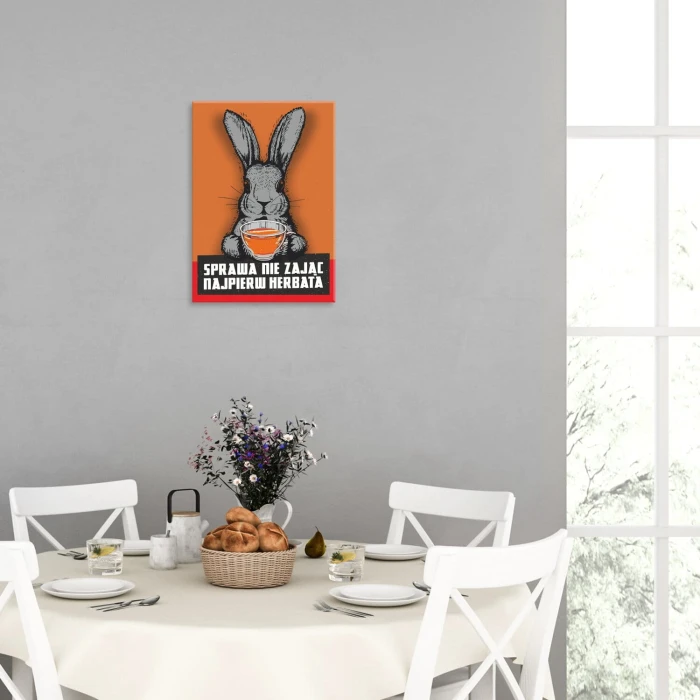 Plakat metalowy Sprawa nie zając Prezent
